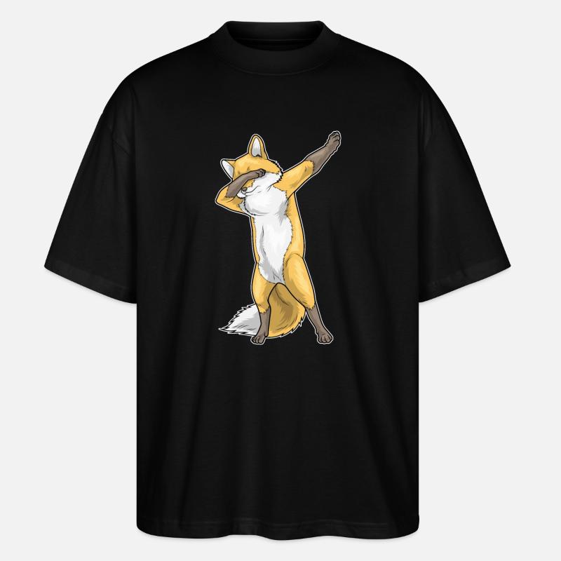 Danse Hip Hop Fox - T-shirt bio Blaster 2.0 coupe oversize Stanley/Stella Unisexe - noir