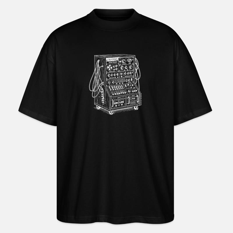 T-Shirt-Control-Tower-Soundsystem - Stanley/Stella Oversized Unisex Bio T-Shirt Blaster 2.0 - Schwarz