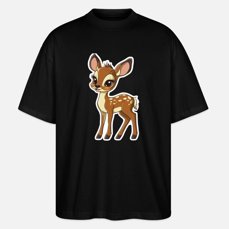Reh - Stanley/Stella Oversized Unisex Bio T-Shirt Blaster 2.0 - Schwarz