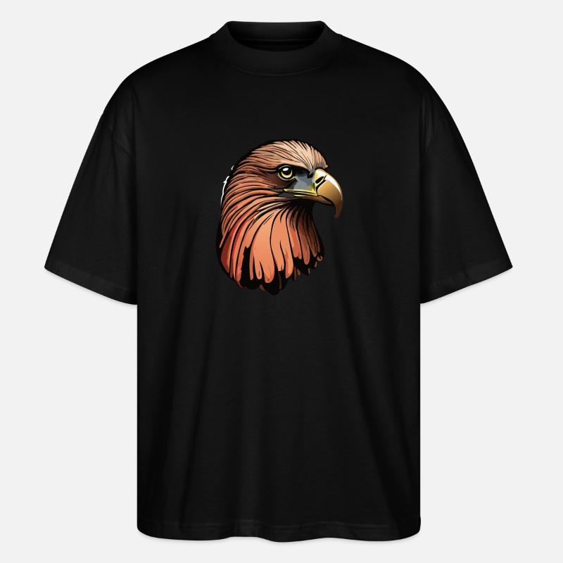 Adler - Stanley/Stella Oversized Unisex Bio T-Shirt Blaster 2.0 - Schwarz