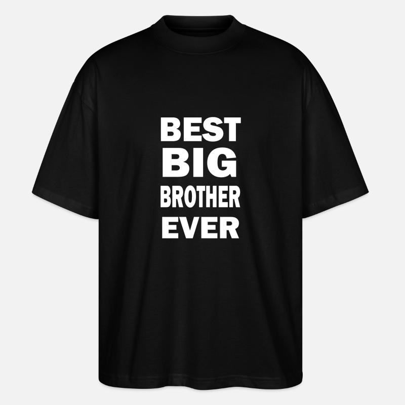 Bruder - Stanley/Stella Oversized Unisex Bio T-Shirt Blaster 2.0 - Schwarz