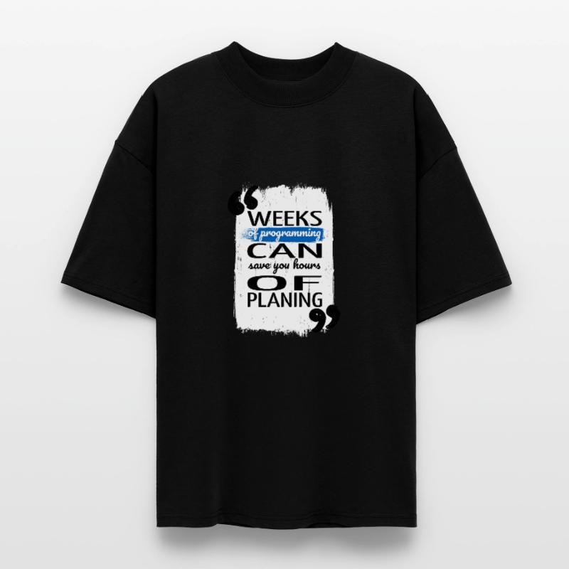 Fun Fathersday Computer Language Awesome Computers Stanley/Stella Oversized Unisex Organic T-shirt Blaster 2.0