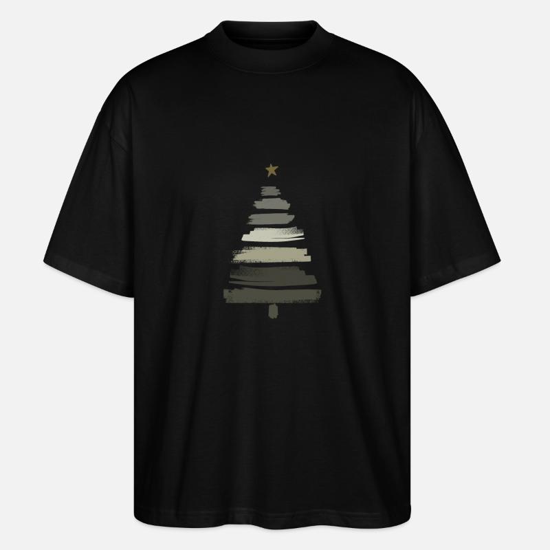 Christmas Tree - Stanley/Stella Oversized Unisex Bio T-Shirt Blaster 2.0 - Schwarz
