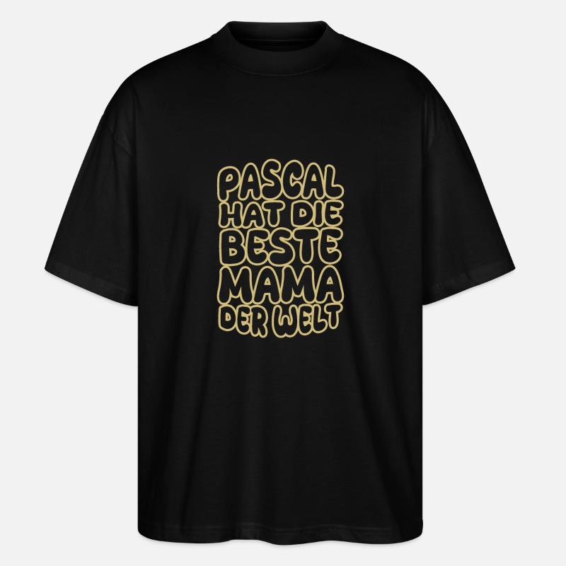 Pascal - T-shirt bio Blaster 2.0 coupe oversize Stanley/Stella Unisexe - noir