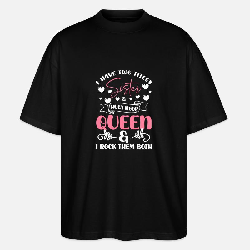 Hullern Ring Slimming Fit - Stanley/Stella Oversized Unisex Organic T-shirt Blaster 2.0 - black