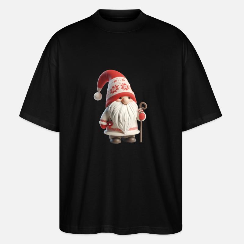 Weihnachtswichtel 3 - Stanley/Stella Oversized Unisex Bio T-Shirt Blaster 2.0 - Schwarz
