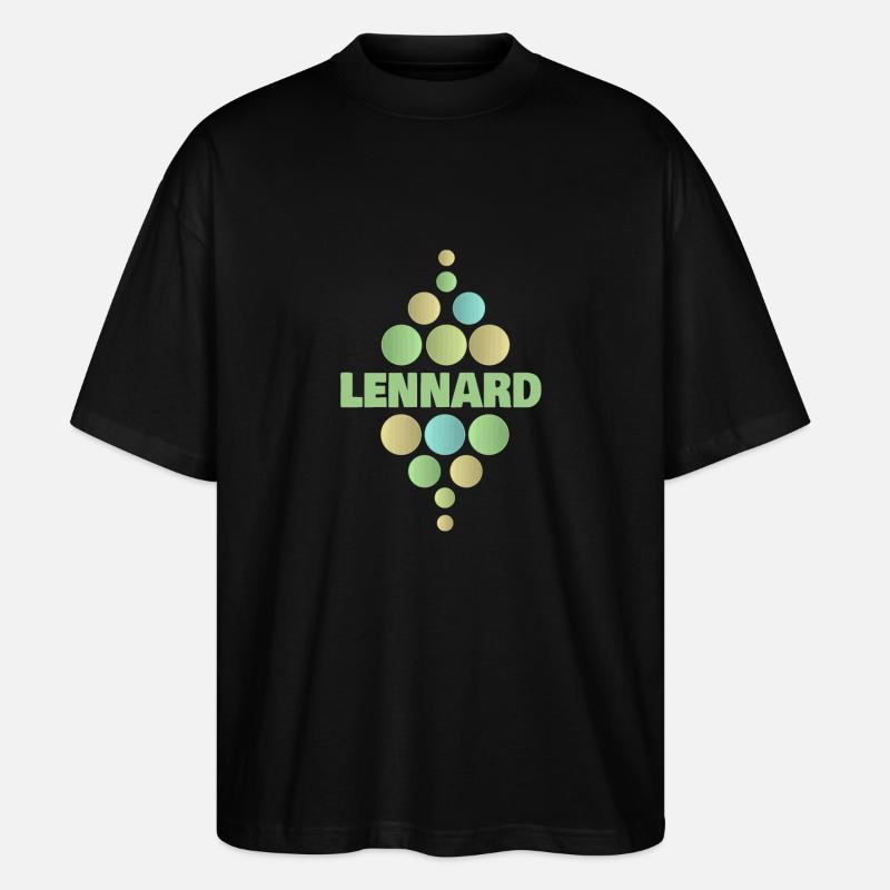 Gift for Lennard - Stanley/Stella Oversized Unisex Organic T-shirt Blaster 2.0 - black
