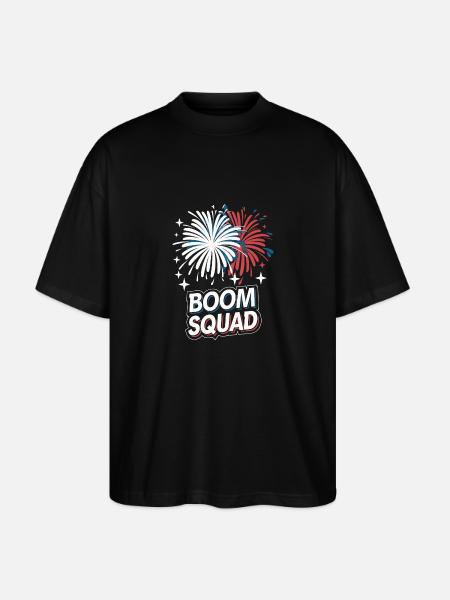 Pyrotechnics Fireworks Pyrotechnics - Stanley/Stella Oversized Unisex Organic T-shirt Blaster 2.0 - black