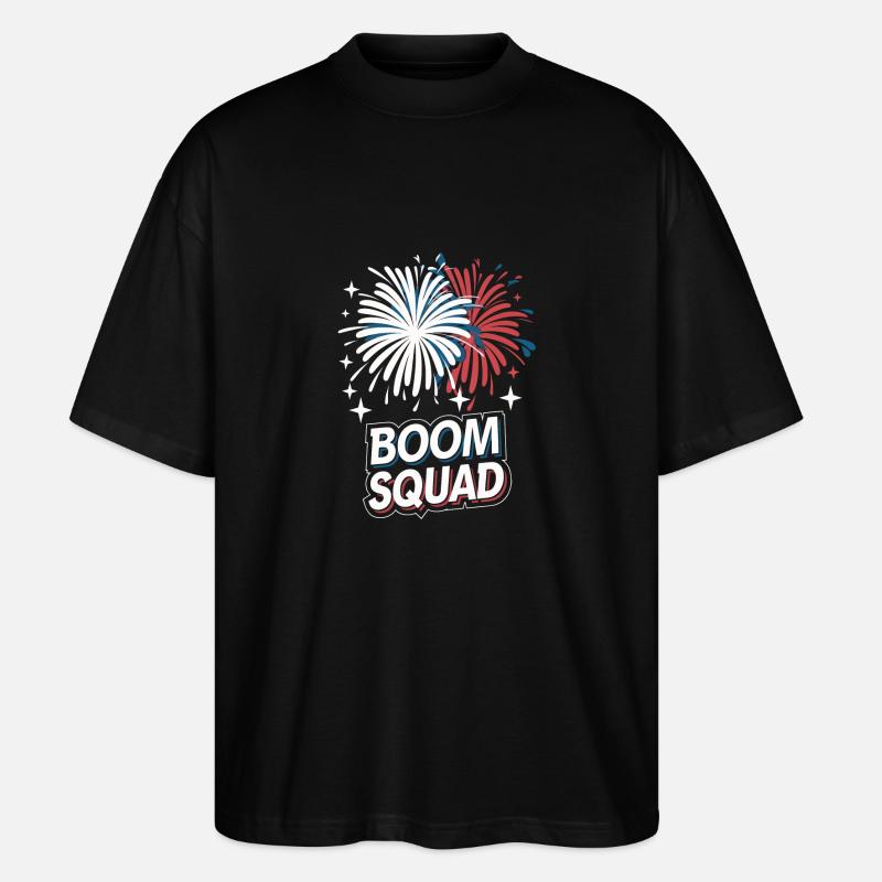Pyrotechnie Feux d’artifice Pyrotechnie - T-shirt bio Blaster 2.0 coupe oversize Stanley/Stella Unisexe - noir