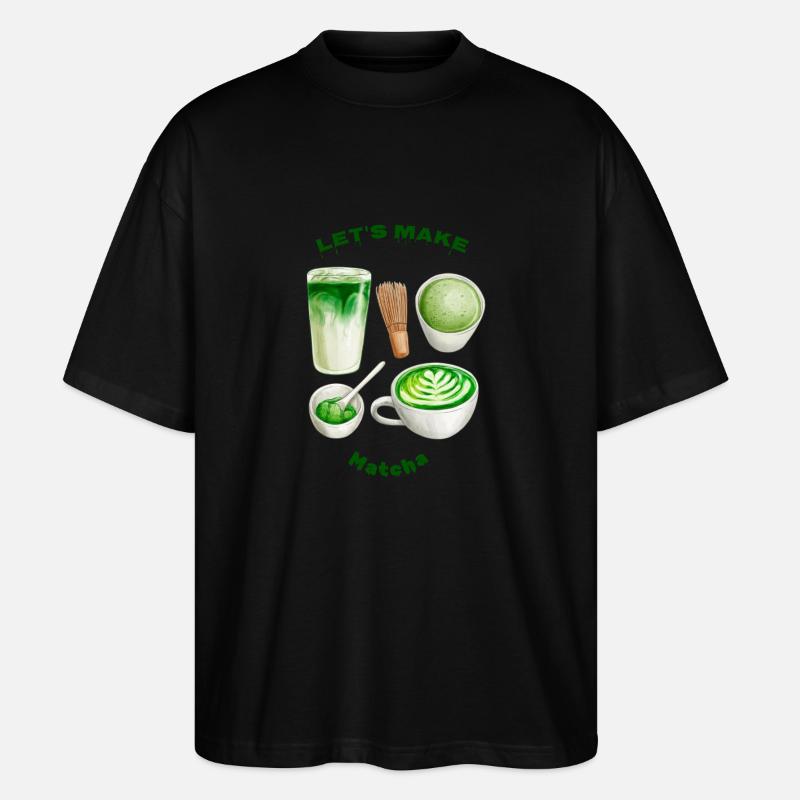 MATCHA - Stanley/Stella Oversized Unisex Bio T-Shirt Blaster 2.0 - Schwarz