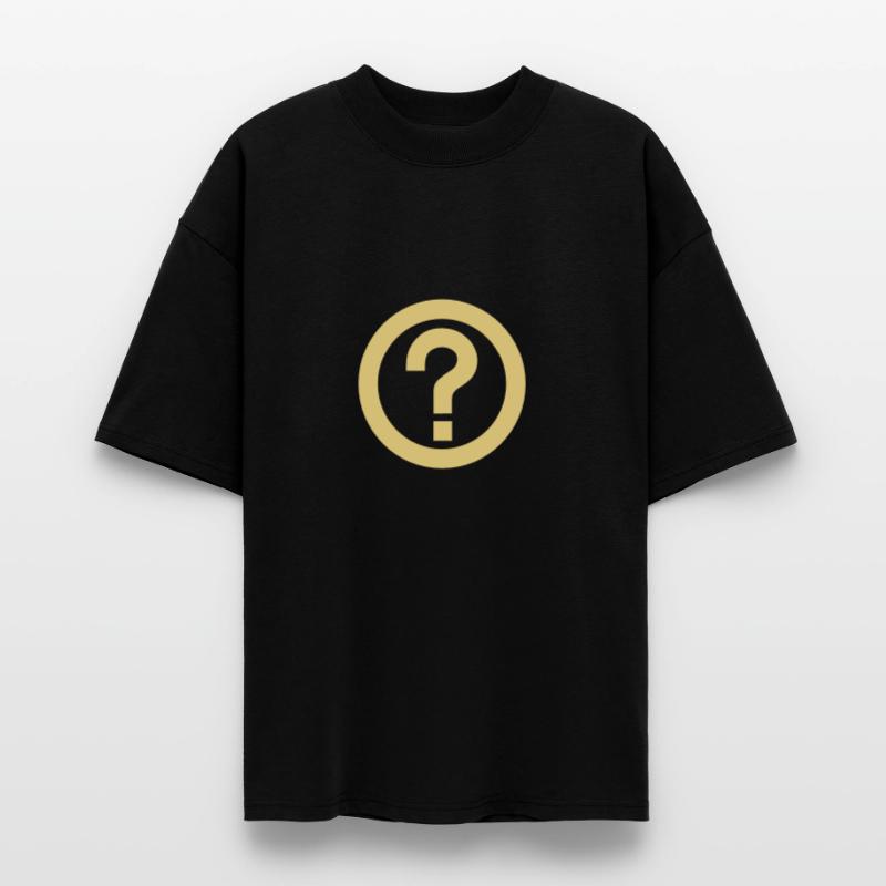 Point d'interrogation,Phrase interrogative T-shirt bio Blaster 2.0 coupe oversize Stanley/Stella Unisexe