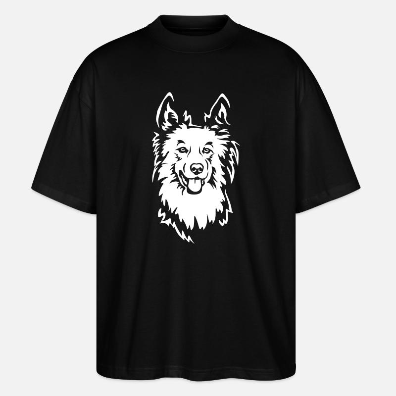 Harzer Fuchs Head « Black Edition » - T-shirt bio Blaster 2.0 coupe oversize Stanley/Stella Unisexe - noir