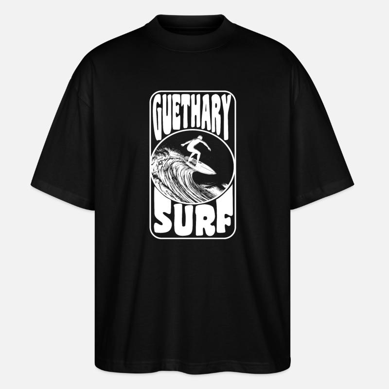 GUETARY - Stanley/Stella Oversized Unisex Bio T-Shirt Blaster 2.0 - Schwarz