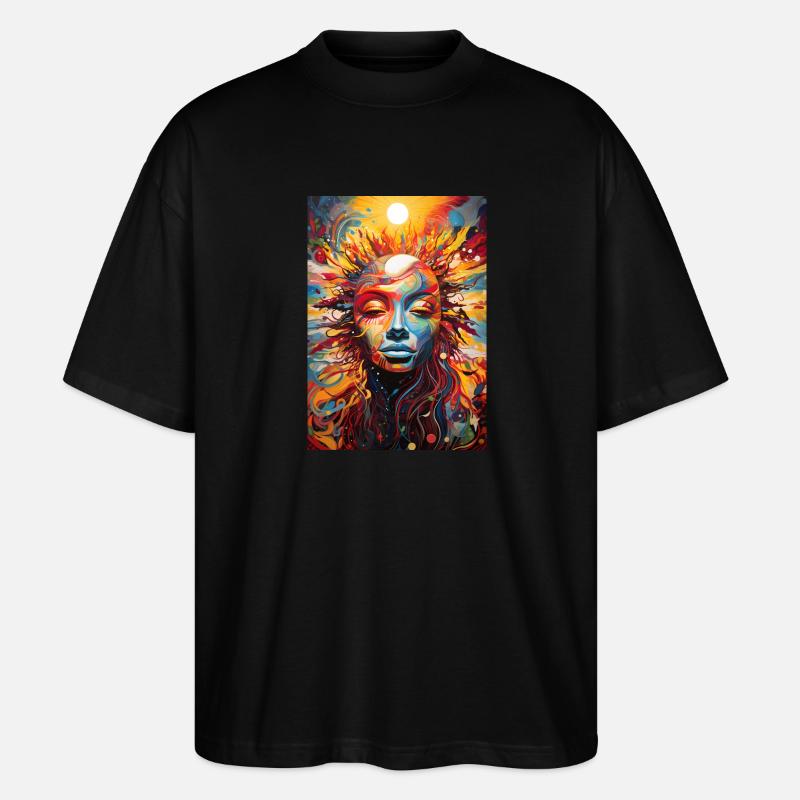 Lady Sonne - Stanley/Stella Oversized Unisex Bio T-Shirt Blaster 2.0 - Schwarz