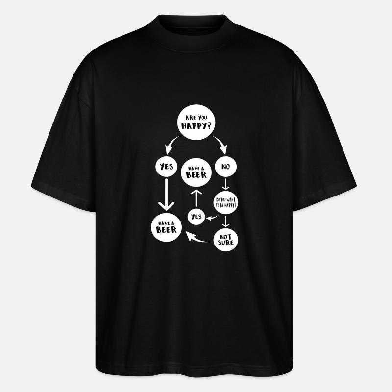 Have a Beer - T-shirt bio Blaster 2.0 coupe oversize Stanley/Stella Unisexe - noir