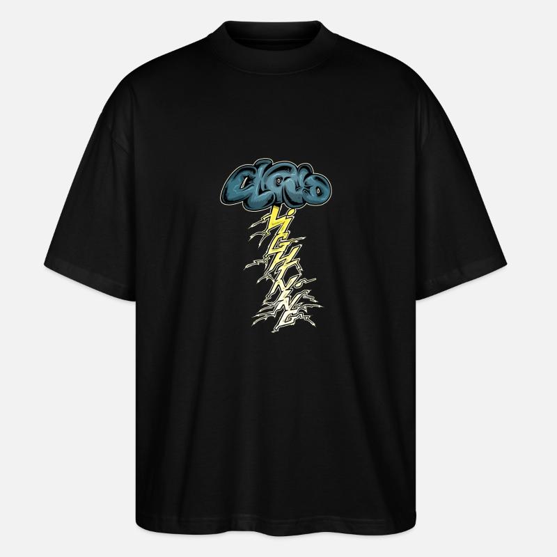 Sturmwetter - Stanley/Stella Oversized Unisex Bio T-Shirt Blaster 2.0 - Schwarz
