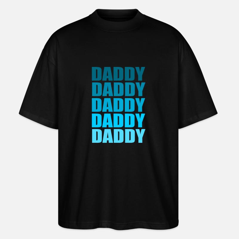 Daddy cool - Stanley/Stella Oversized Unisex Bio T-Shirt Blaster 2.0 - Schwarz