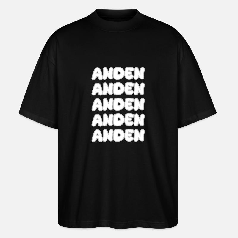 Les Andes comme escalade - T-shirt bio Blaster 2.0 coupe oversize Stanley/Stella Unisexe - noir