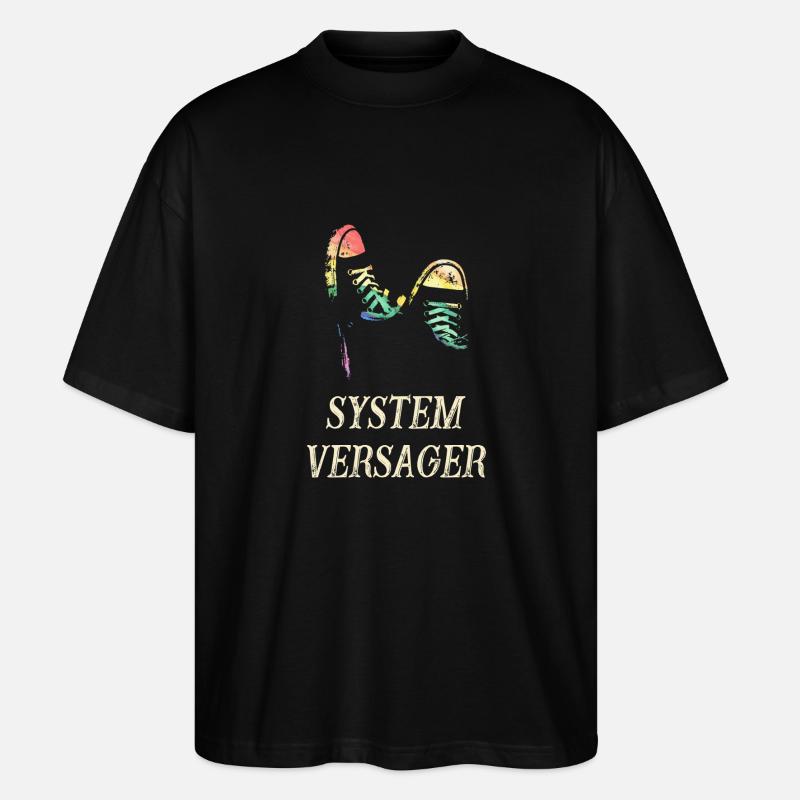 System failures - Stanley/Stella Oversized Unisex Organic T-shirt Blaster 2.0 - black