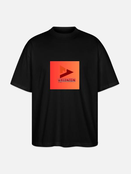 VALINTIN - Stanley/Stella Oversized Unisex Bio T-Shirt Blaster 2.0 - Schwarz