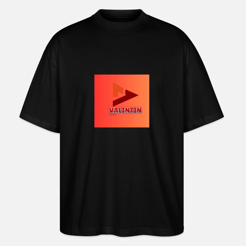 VALINTIN - Stanley/Stella Oversized Unisex Bio T-Shirt Blaster 2.0 - Schwarz