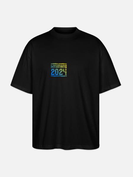 Mykonos 2024 - Stanley/Stella Oversized Unisex Organic T-shirt Blaster 2.0 - black