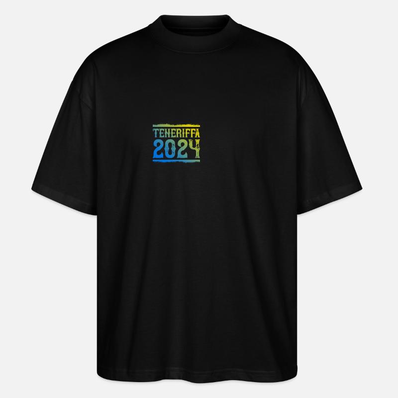 Teneriffa 2024 - Stanley/Stella Oversized Unisex Bio T-Shirt Blaster 2.0 - Schwarz