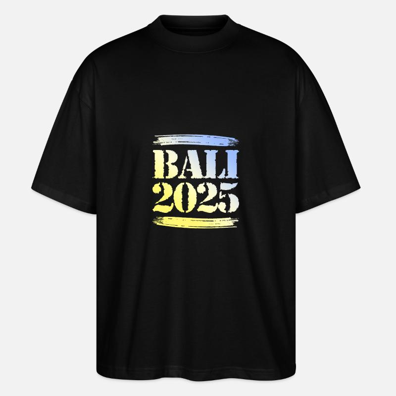 Bali 2025 - Stanley/Stella Oversized Unisex Bio T-Shirt Blaster 2.0 - Schwarz