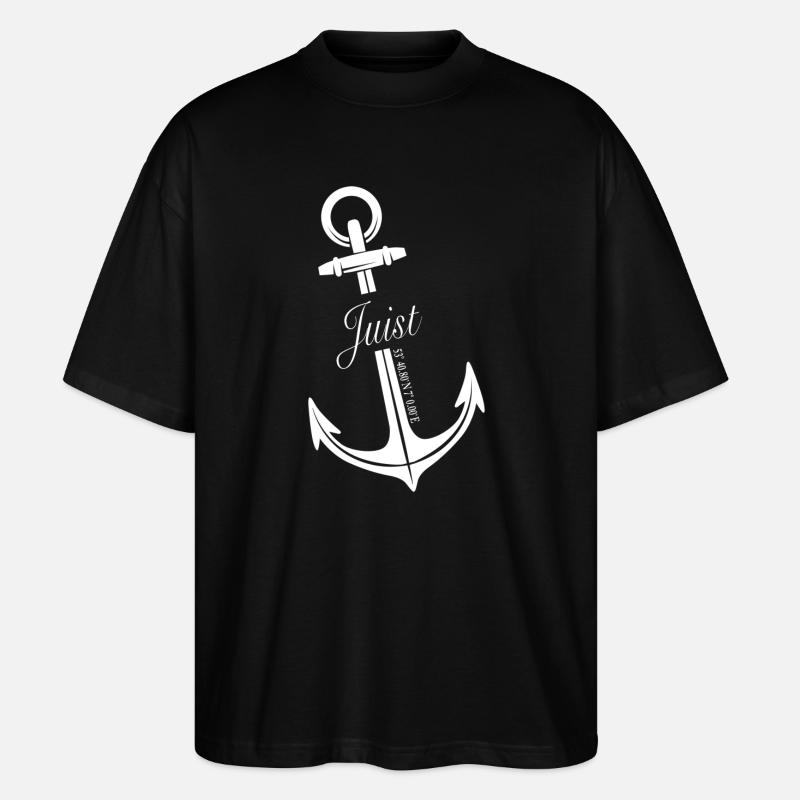Juist - Stanley/Stella Oversized Unisex Bio T-Shirt Blaster 2.0 - Schwarz