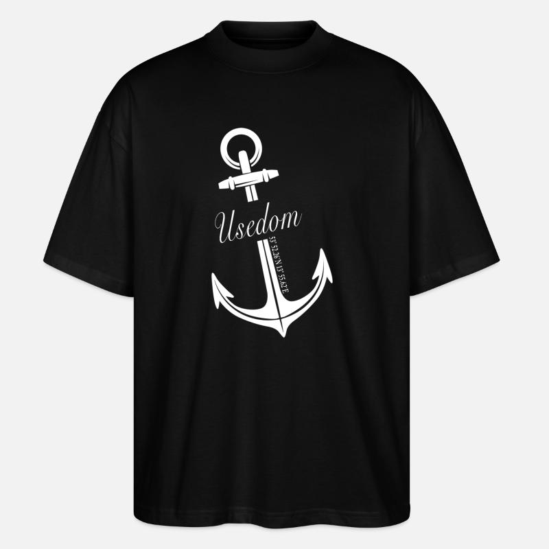 Usedom - Stanley/Stella Oversized Unisex Bio T-Shirt Blaster 2.0 - Schwarz