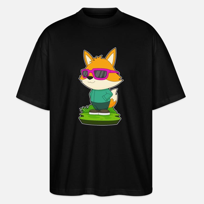 Fuchs Sonnenbrille - Stanley/Stella Oversized Unisex Bio T-Shirt Blaster 2.0 - Schwarz