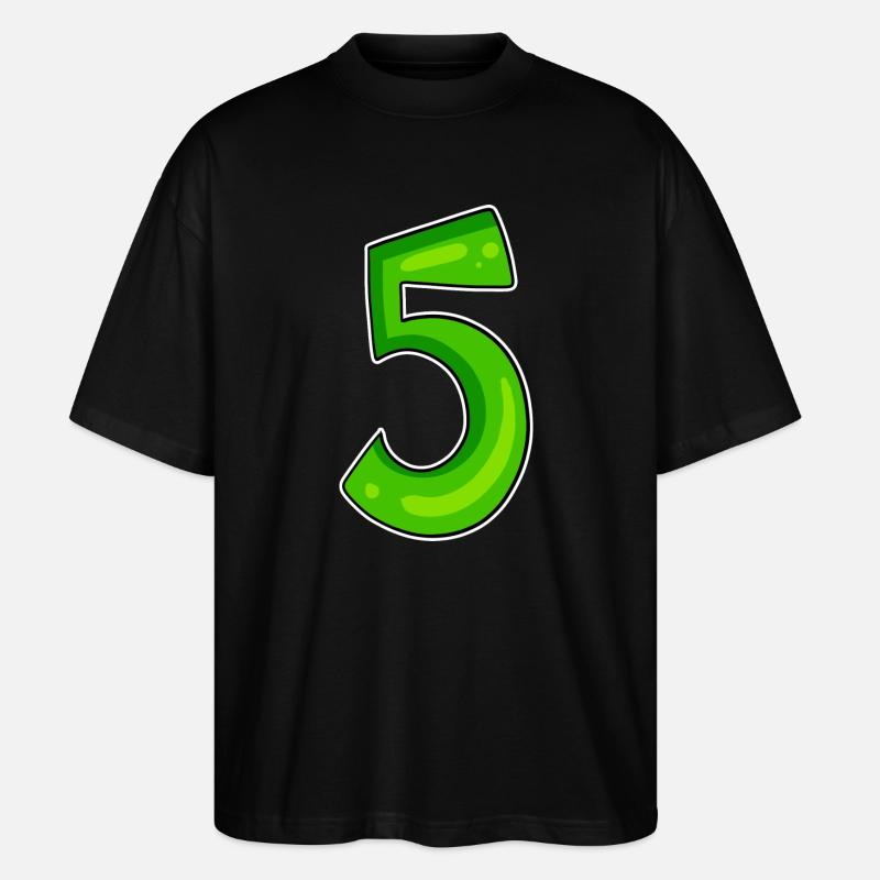 Numéro 5 Numéro Vert - T-shirt bio Blaster 2.0 coupe oversize Stanley/Stella Unisexe - noir