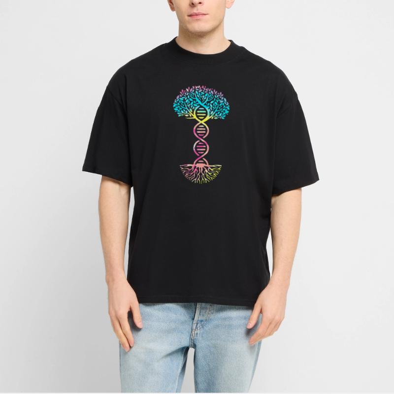 Molécule formule structurale T-shirt bio Blaster 2.0 coupe oversize Stanley/Stella Unisexe