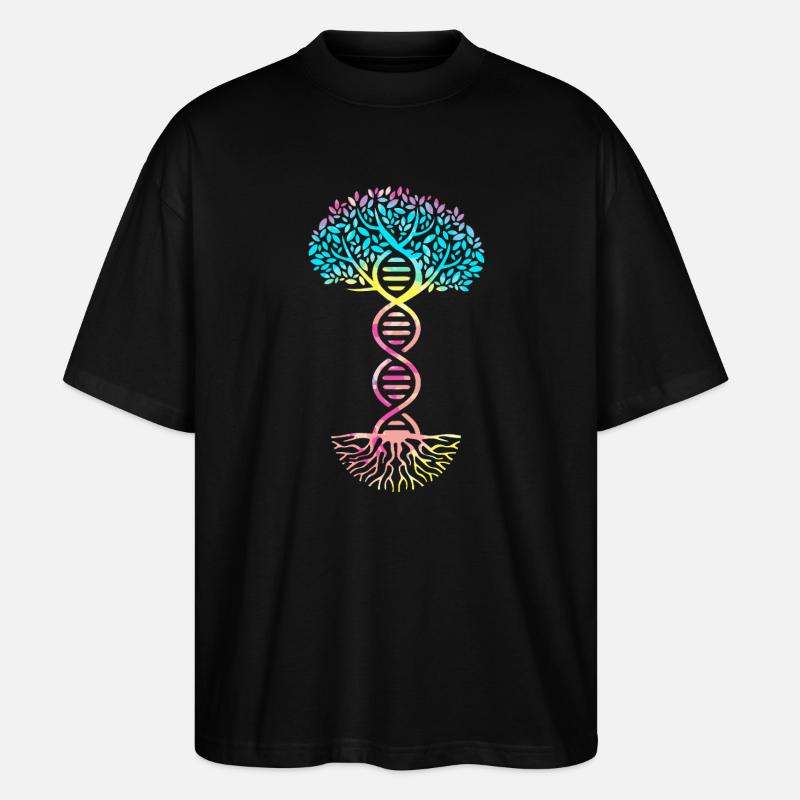 Structural formula molecule - Stanley/Stella Oversized Unisex Organic T-shirt Blaster 2.0 - black