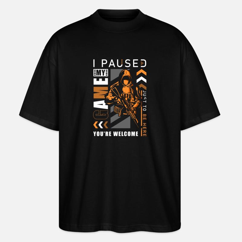 PC Computer Zocker Legende - Stanley/Stella Oversized Unisex Bio T-Shirt Blaster 2.0 - Schwarz