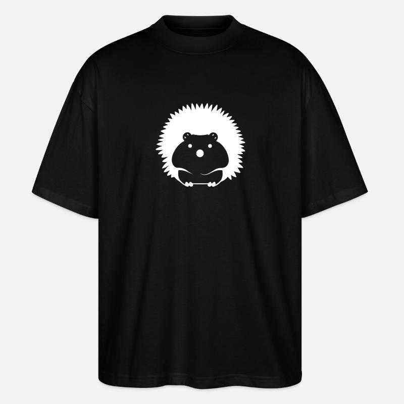 Igel - Stanley/Stella Oversized Unisex Bio T-Shirt Blaster 2.0 - Schwarz