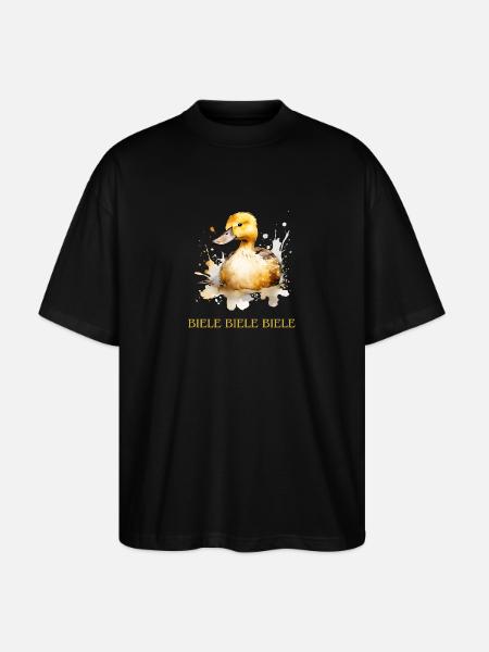 BIELE BIELE BIELE - Stanley/Stella Oversized Unisex Bio T-Shirt Blaster 2.0 - Schwarz