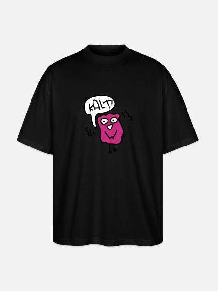 Kalt - Stanley/Stella Oversized Unisex Bio T-Shirt Blaster 2.0 - Schwarz