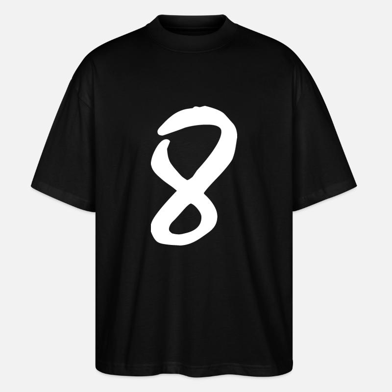 8 - Stanley/Stella Oversized Unisex Bio T-Shirt Blaster 2.0 - Schwarz