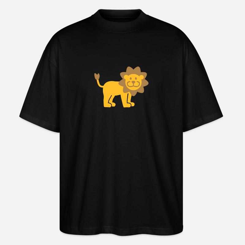 Lion - T-shirt bio Blaster 2.0 coupe oversize Stanley/Stella Unisexe - noir