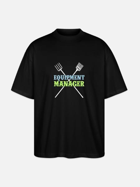 Equipment Manager 3C - Stanley/Stella Oversized Unisex Bio T-Shirt Blaster 2.0 - Schwarz