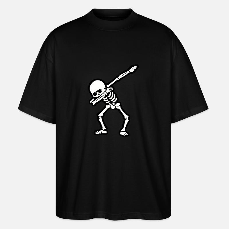 Skull Dabbing Sunglasses - Stanley/Stella Oversized Unisex Organic T-shirt Blaster 2.0 - black