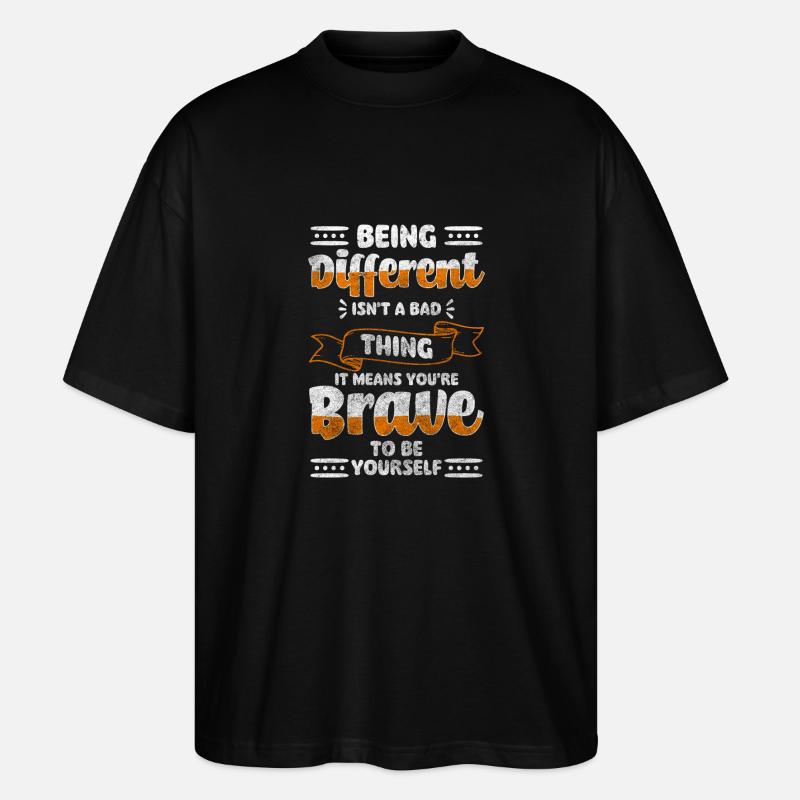Unique Piece People Creative - Stanley/Stella Oversized Unisex Organic T-shirt Blaster 2.0 - black