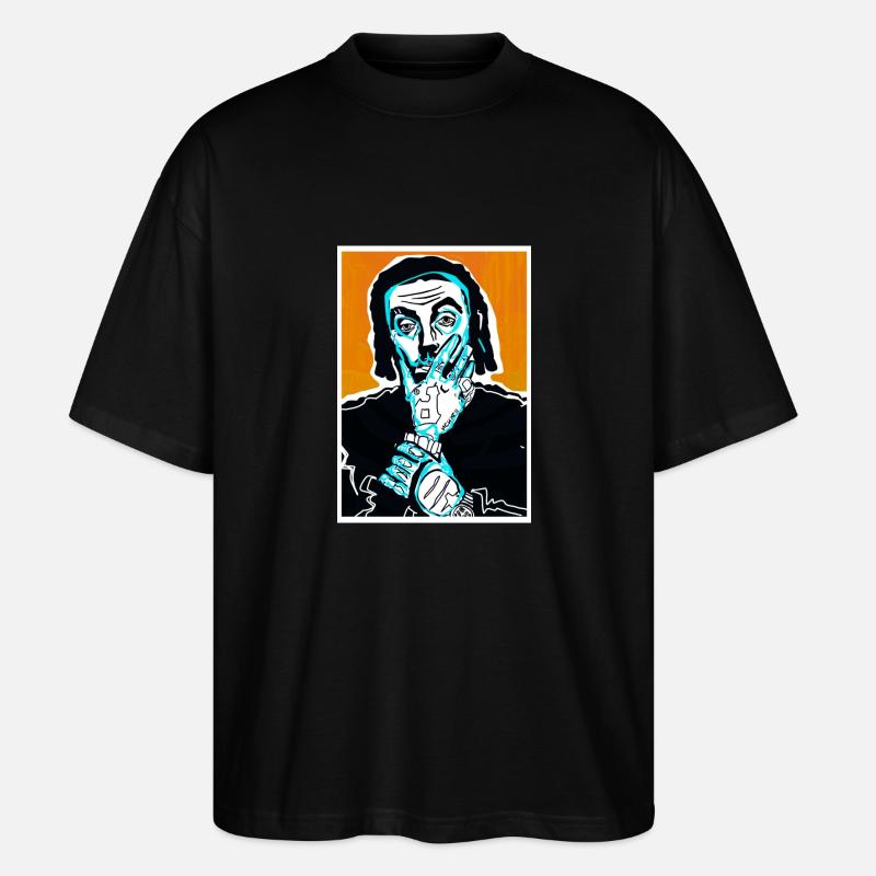DerDenker - Stanley/Stella Oversized Unisex Bio T-Shirt Blaster 2.0 - Schwarz