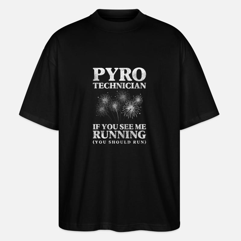Technique Firecracker Pyroshow Professional - Stanley/Stella Oversized Unisex Organic T-shirt Blaster 2.0 - black