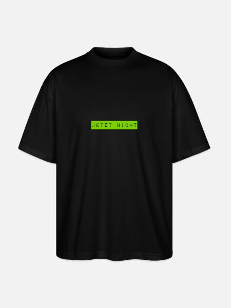 du nervst - Stanley/Stella Oversized Unisex Bio T-Shirt Blaster 2.0 - Schwarz