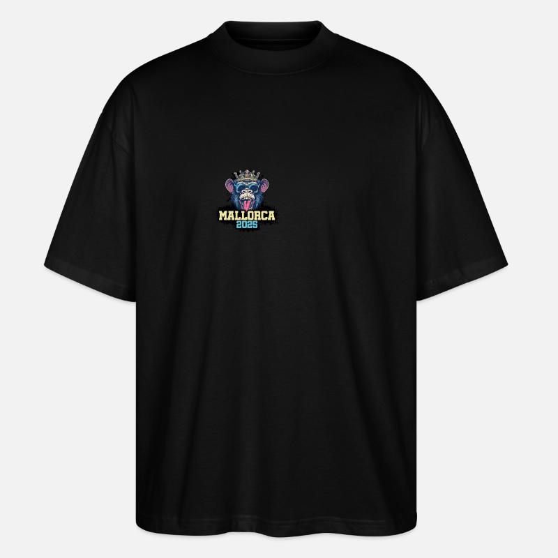 Majorque 2025 Singe - T-shirt bio Blaster 2.0 coupe oversize Stanley/Stella Unisexe - noir