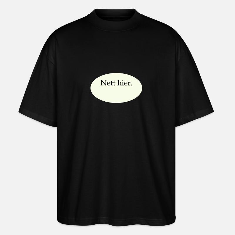 Joli modèle vierge ici - T-shirt bio Blaster 2.0 coupe oversize Stanley/Stella Unisexe - noir
