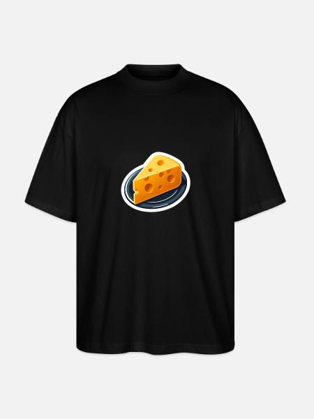 Alles Käse - Stanley/Stella Oversized Unisex Bio T-Shirt Blaster 2.0 - Schwarz