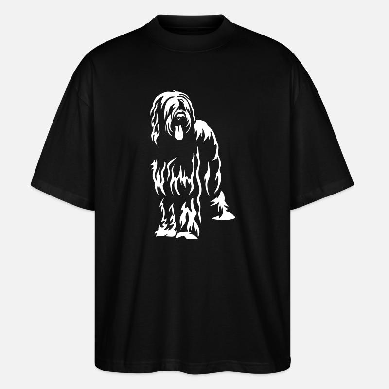 Briard "Black Edition" - Stanley/Stella Oversized Unisex Bio T-Shirt Blaster 2.0 - Schwarz